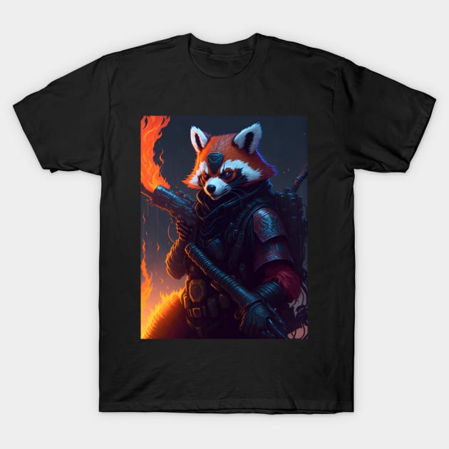 Flame-Forged Paws T-Shirt by star trek fanart and more